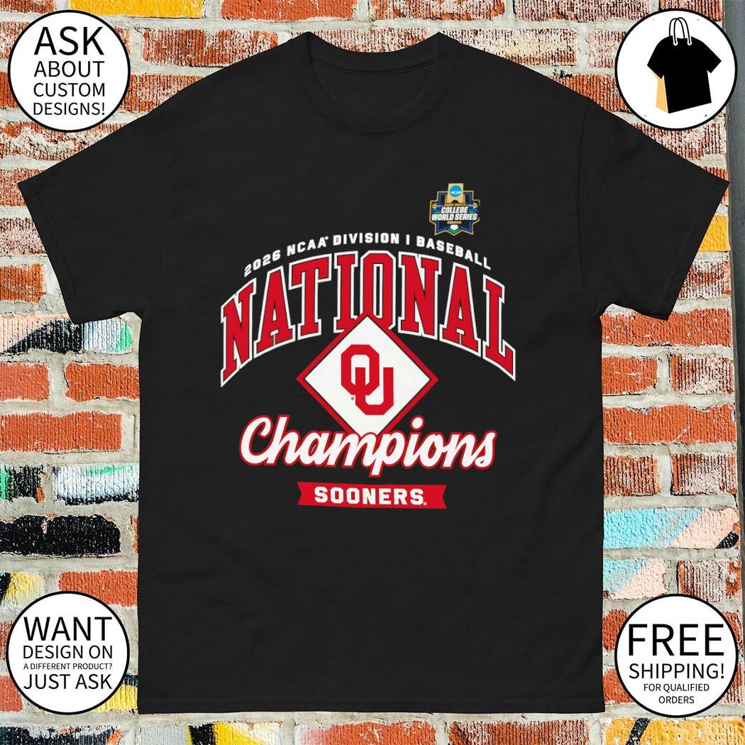 Oklahoma Sooners Champion 2026 NCAA Division I Baseball Men’s College World Series Sooner shirt