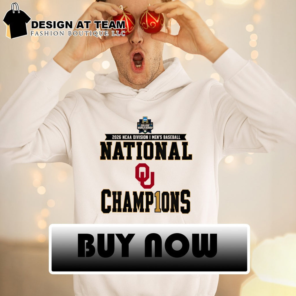 Oklahoma Sooners NCAA Division I Men’s Baseball National Champions 2026 shirt