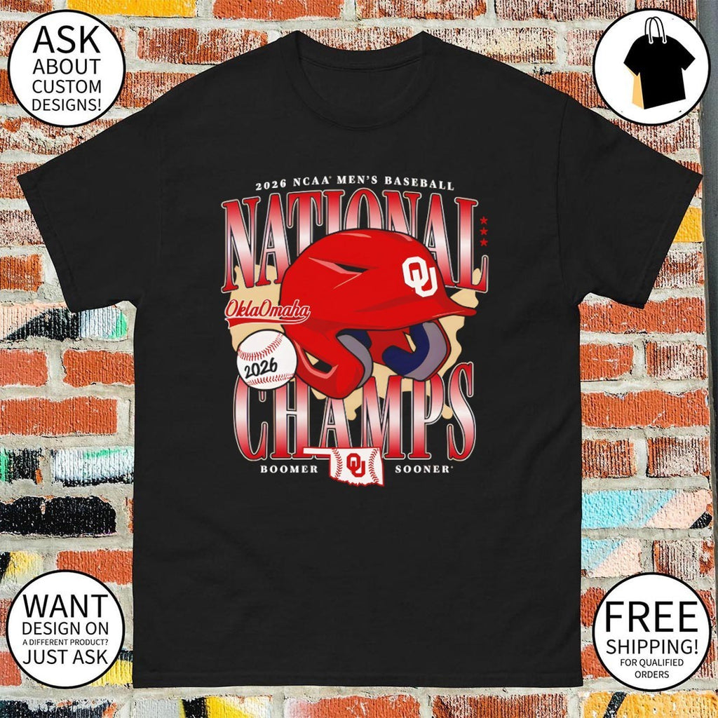 Oklahoma Sooners NCAA Men’s Baseball 2026 National Champs OklaOmaha Boomer shirt