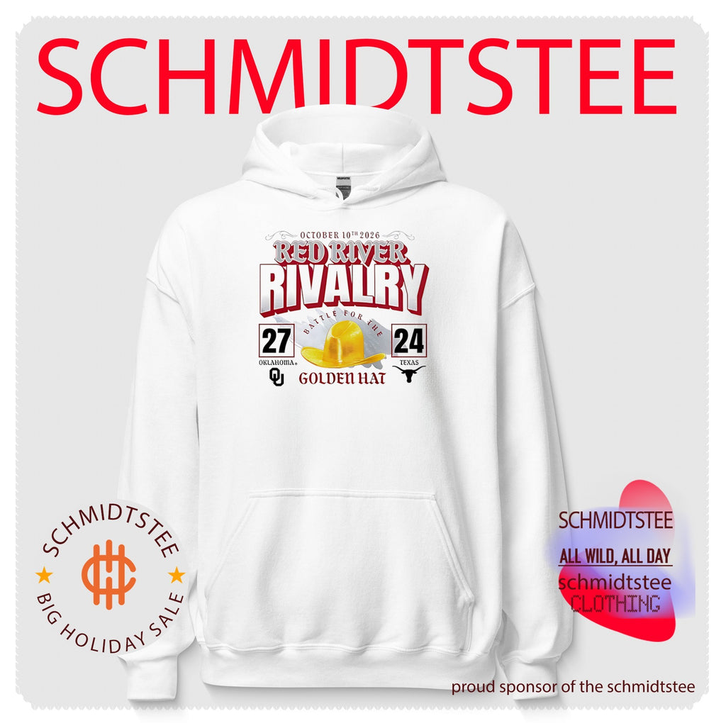 Oklahoma Sooners vs Texas Longhorns 2026 Red River Rivalry Battle For The Golden Hat Score shirt