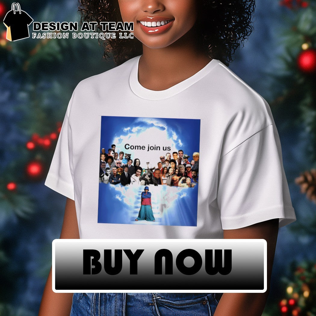 Oliver Tree Celebrities Harambe Prince Robin Williams Come join US heaven memorial shirt