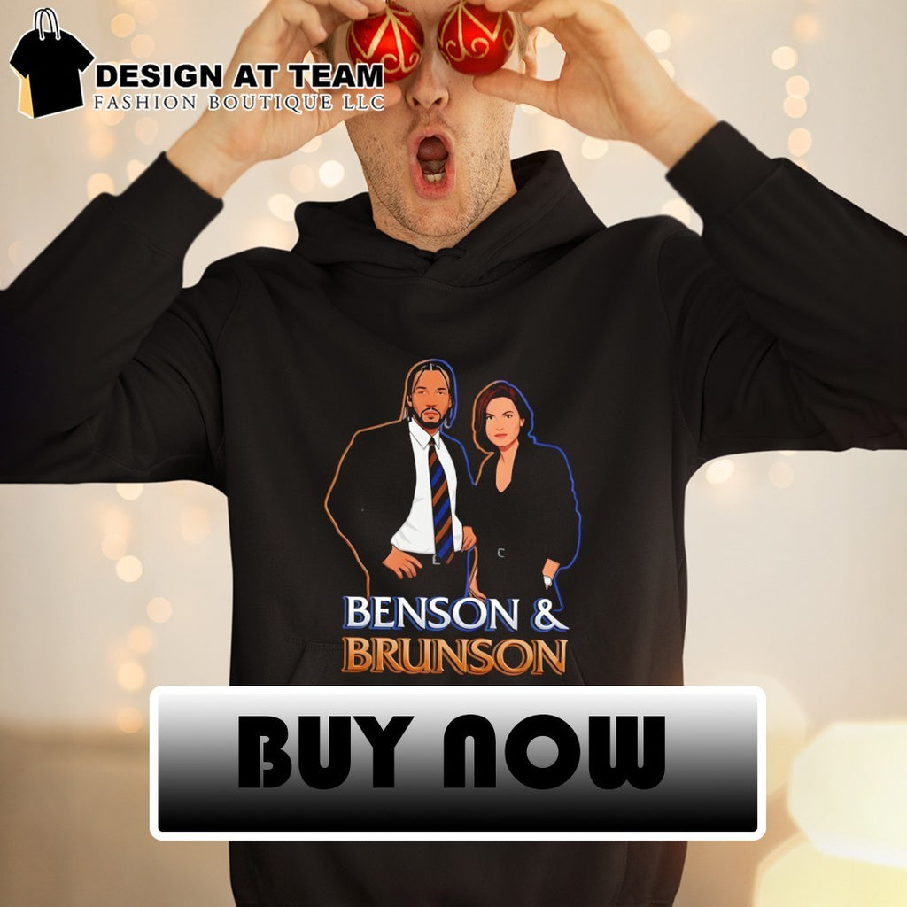 Olivia Benson and Janine Brunson Benson and Brunson cartoon shirt