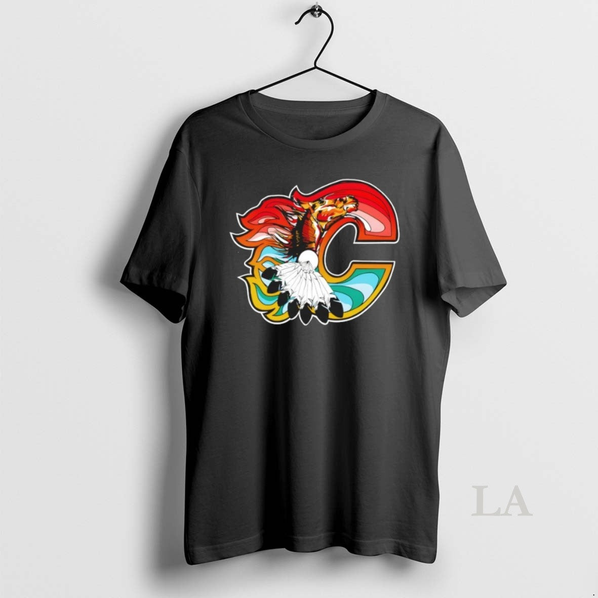 Original Calgary Flames Hockey Celebration Native Logo