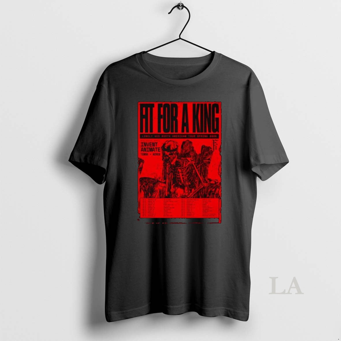 Original Fit For A King Lonely God Spring 2026 Tour North American Long Sleve