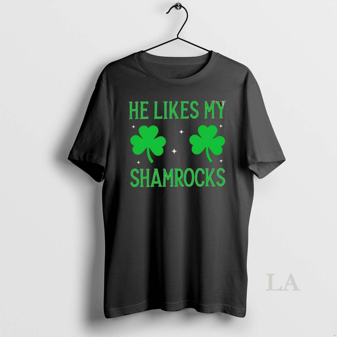 Original He Likes My Shamrocks Funny Boobs St Patricks Day
