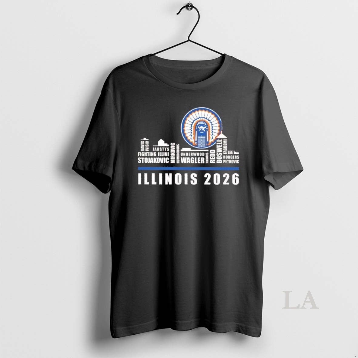 Original Illinois 2026 Players Names Skyline Thank You For The Memories