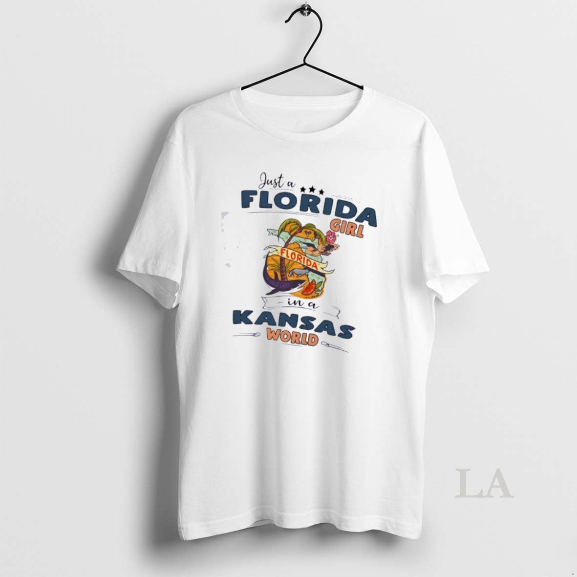 Original Just A Florida Girl In A Kansas World Map