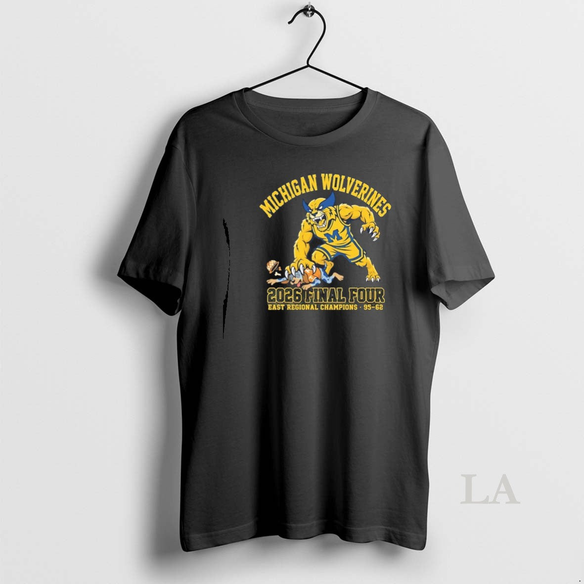 Original Michigan Wolverines Routes Tennessee Volunteers 2026 Finals Four East Regional Champions Mascot