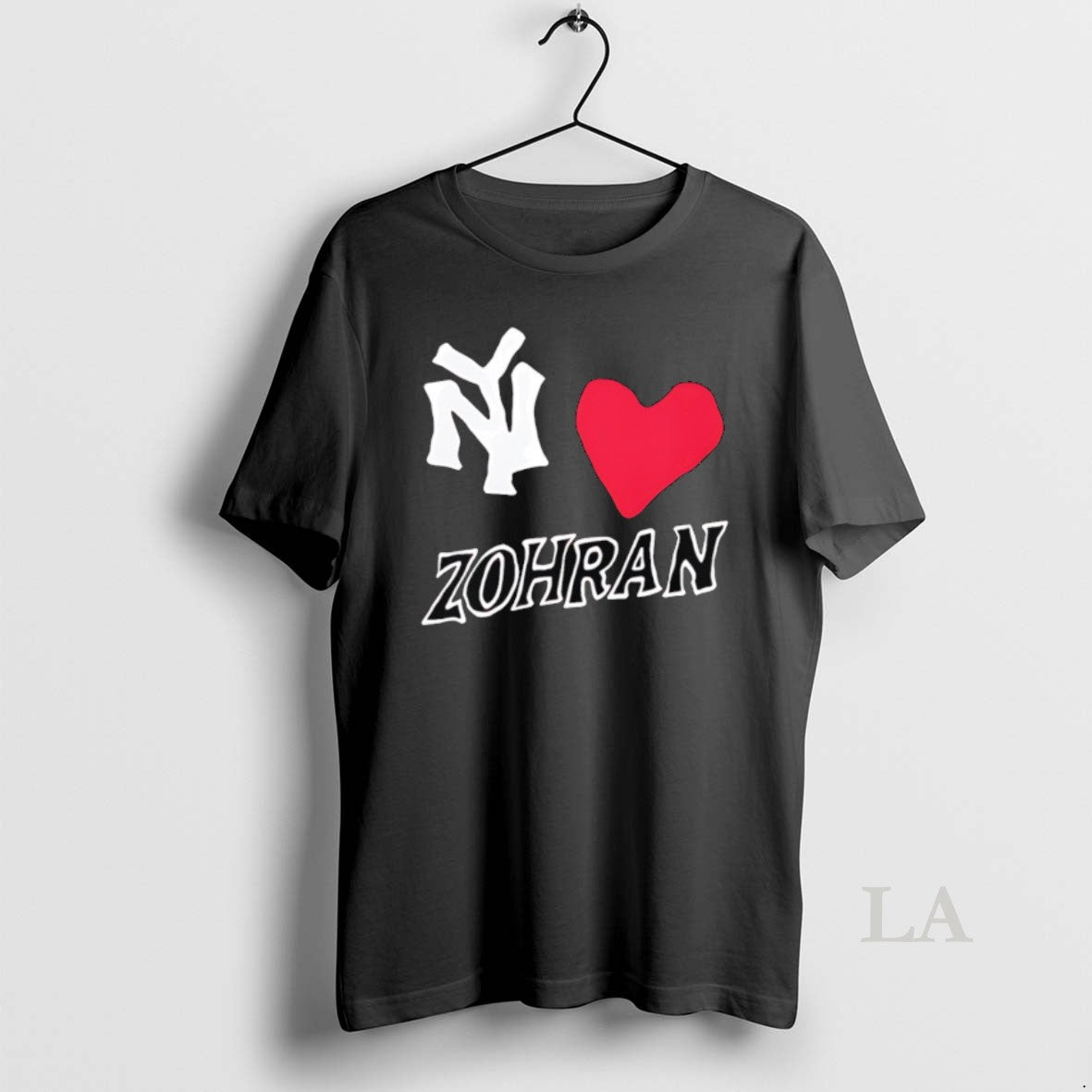 Original New York Yankees Loves Zohran Heart Shape