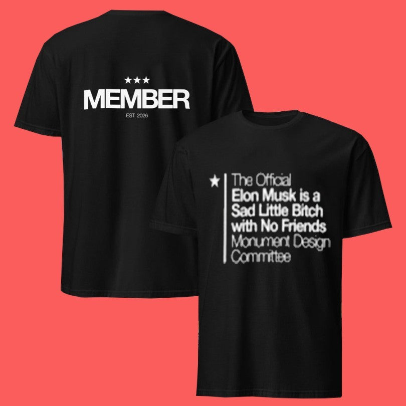 Monument Design Committee Official Member T-shirt