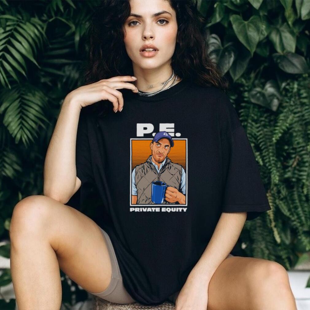 PE Guy Private Equity caricature shirt