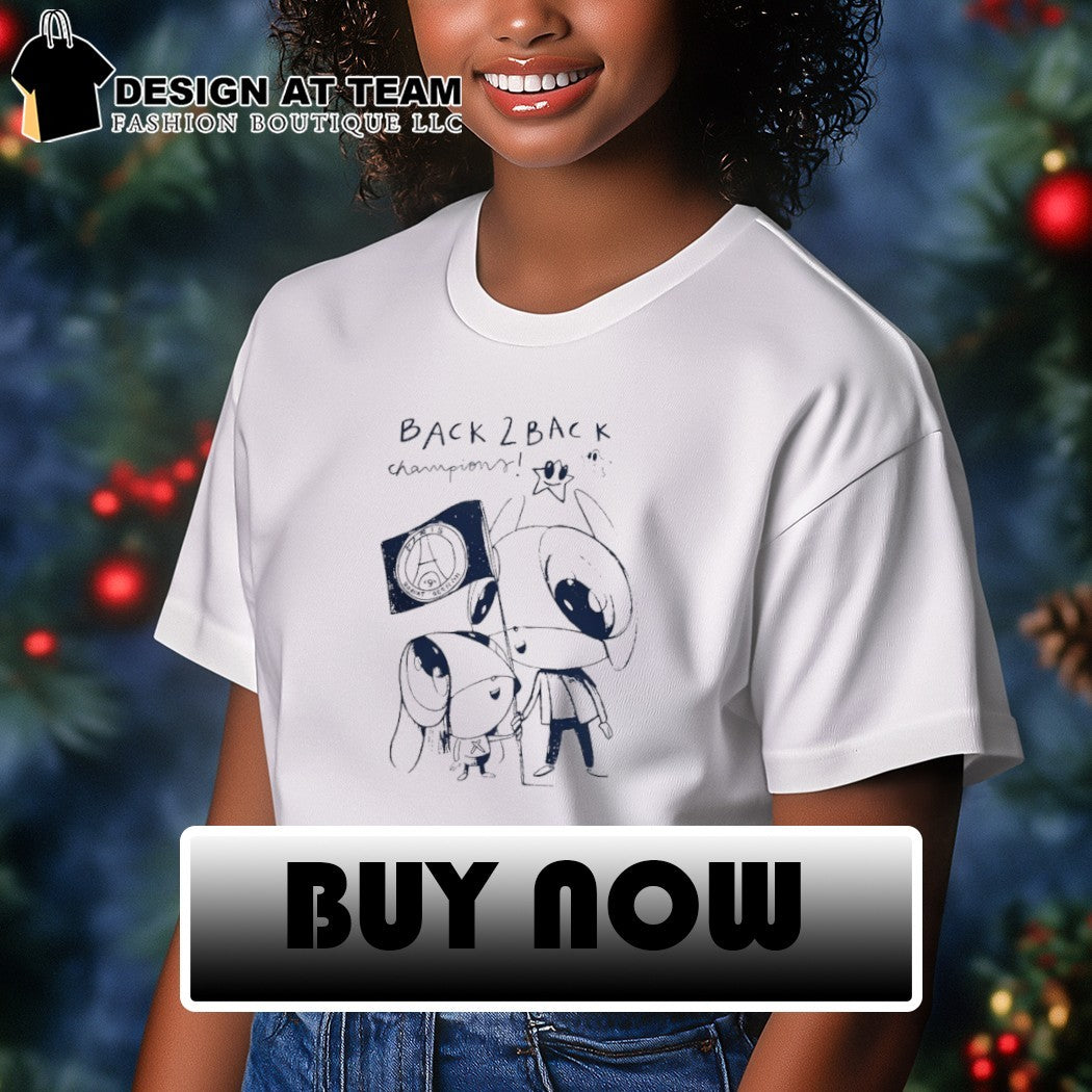 PSG draw art 2026 Back 2 back Champions League Final shirt