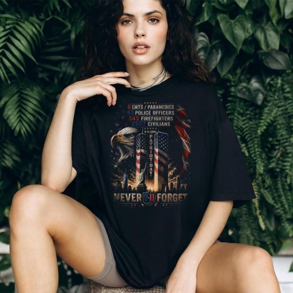 Patriot Day Never Forget 9 11 Victims Memorial Shirt