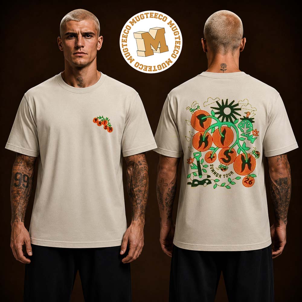 Phish Homegrown Tomatoes Summer Tour 2026 Two Sided Unisex T Shirt