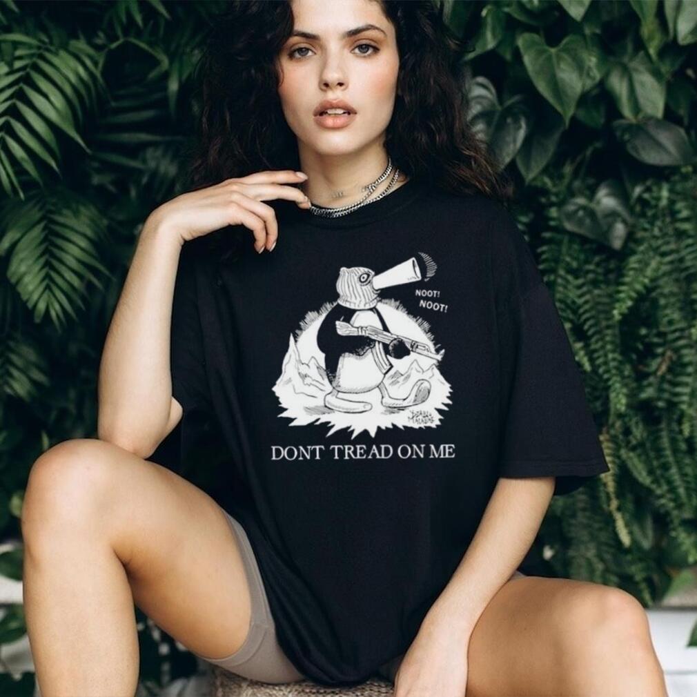 Pingu Meme Gun Dont Tread On Me Funny Shirt