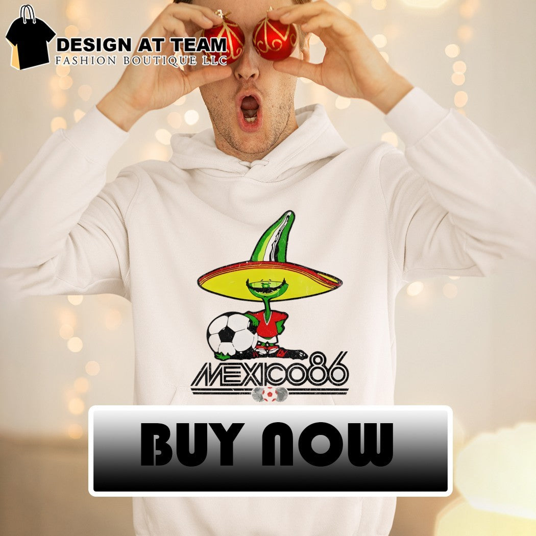 Pique The Soccer Chili Mascot Mexico 86 World Cup Tournament Football shirt
