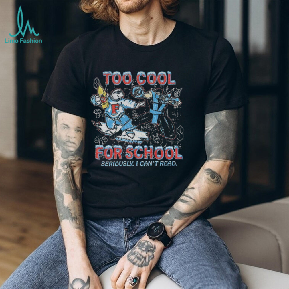 Polar Bear Sub Zero Too Cool For School Seriously I Can’t Read Shirt
