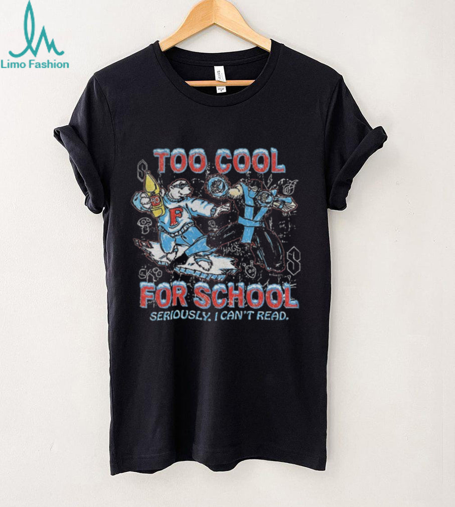Polar Bear Sub Zero Too Cool For School Seriously I Can’t Read Shirt