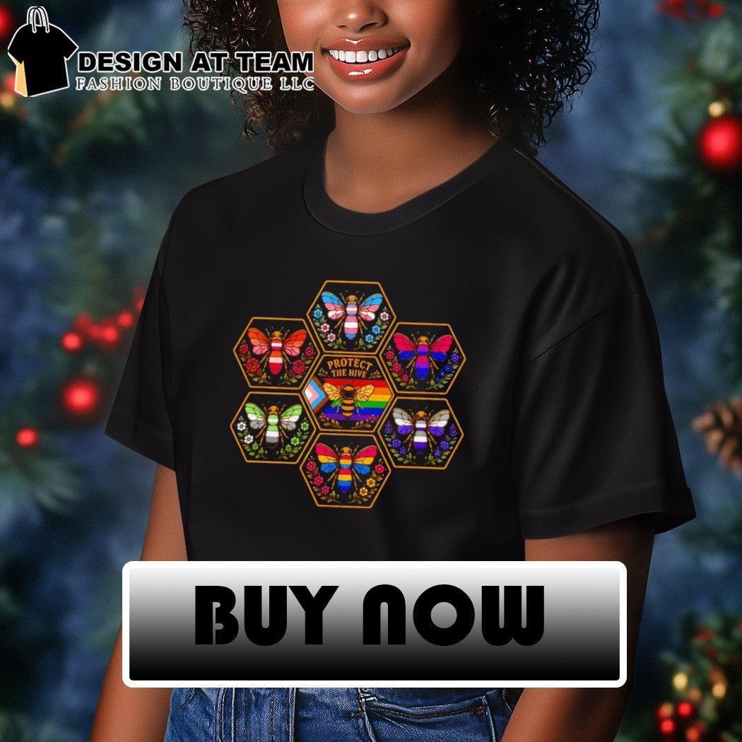 Protect the Hive Pride LGBTQ Bee shirt