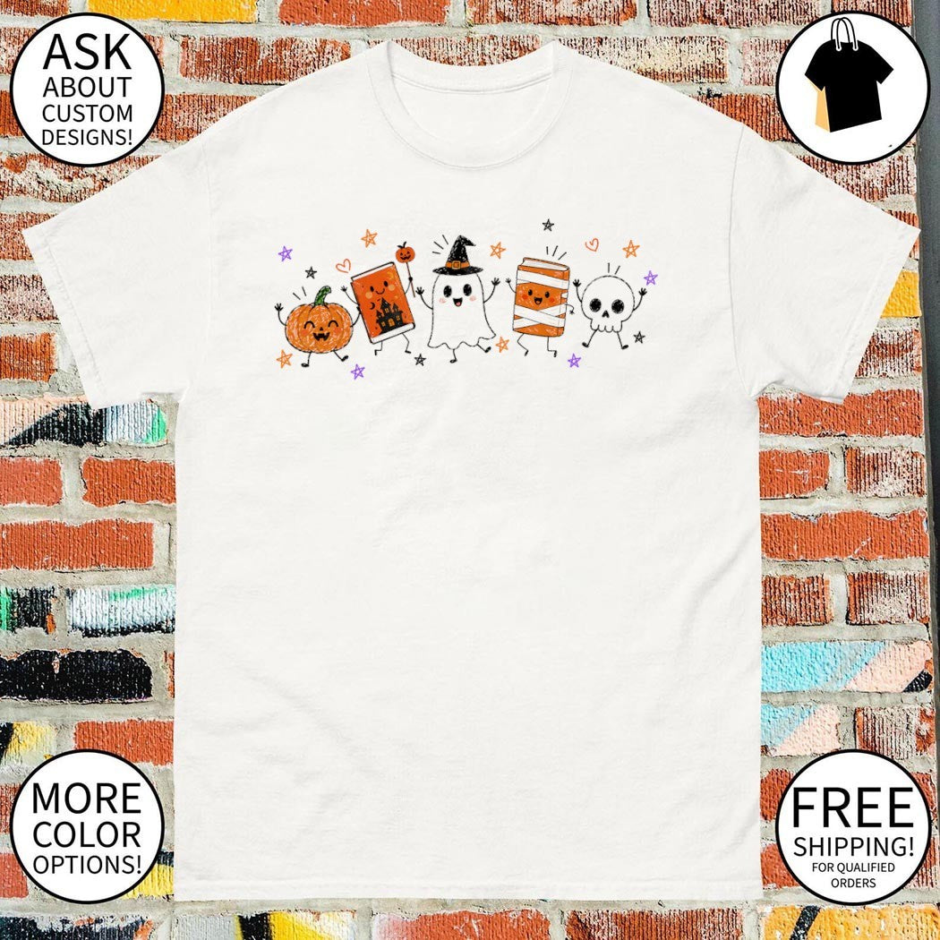 Pumpkin Spice Fall Pumpkin Librarian Happy Halloween 2026 shirt