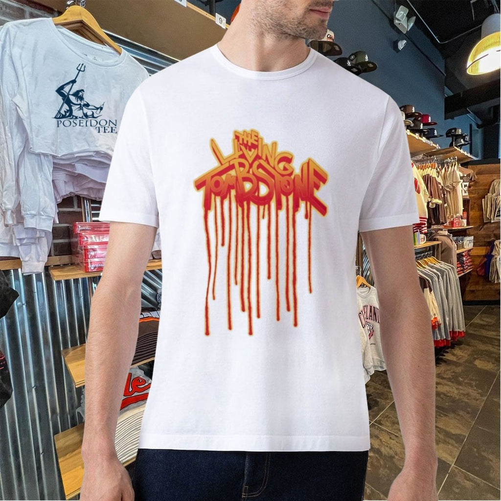 The Living Tombstone Drip Logo Summer T-shirt