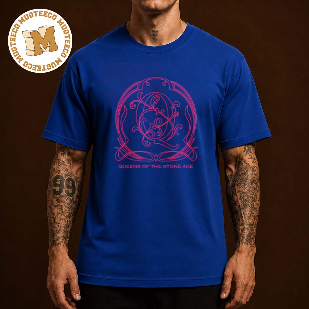 Queens Of The Stone Age Choose Your Color Easy Street Logo Unisex Blue T Shirt