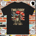 Raccoon Patriot ‘Merica Flag Animal 1776 2026 Two Fiddy shirt