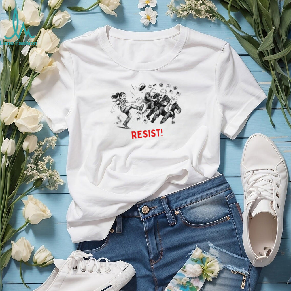 Resist Save Earth Anonymous Activist Political shirt