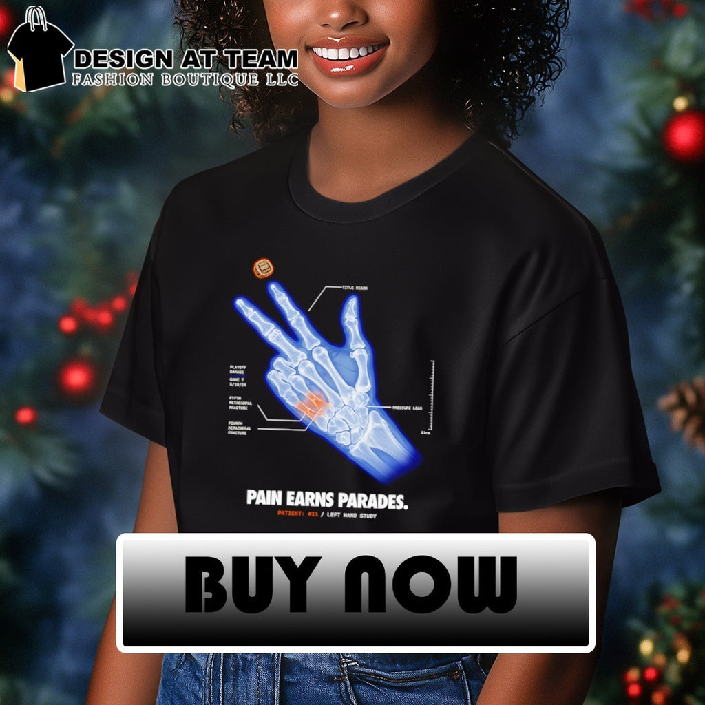 Rings Jalen Brunson X-ray 3 points Fifth Metacarpal Fracture Playoff Pain Earns Parades 2026 shirt