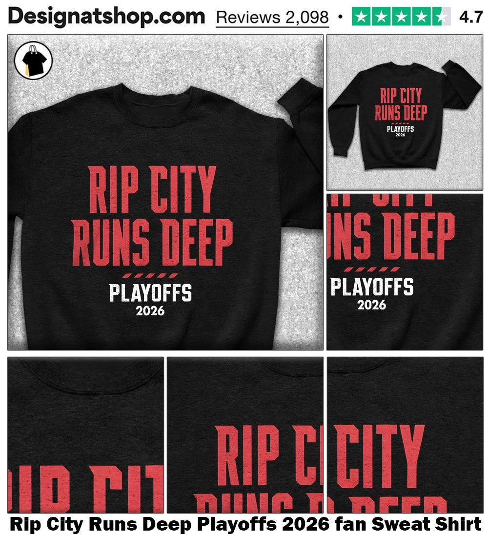 Portland Trail Blazers Rip City Runs Deep Playoffs 2026 fan shirt