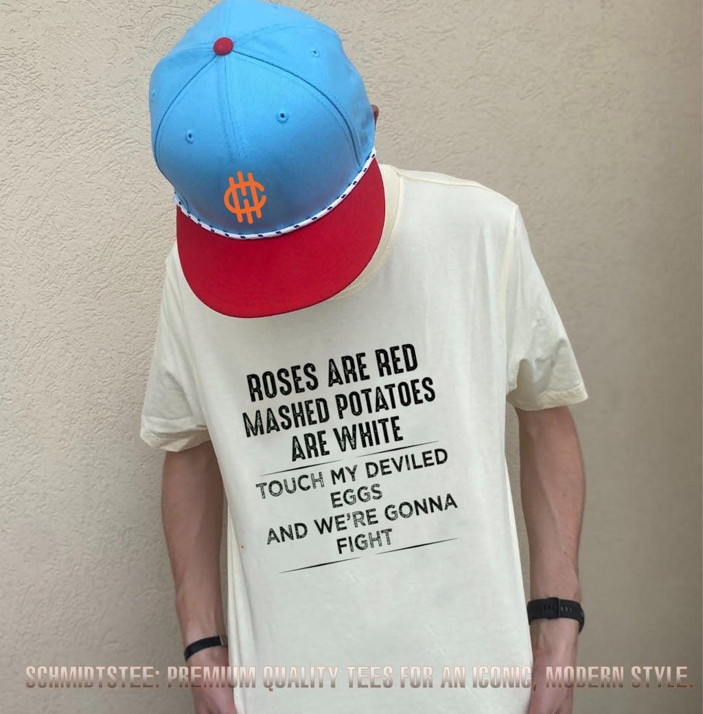 Roses Are Red Mashed Potatoes Are White Touch My Deviled Eggs and We’re Gonna Fight shirt (1)