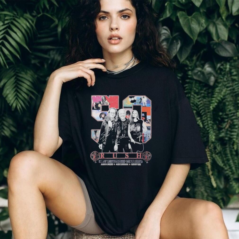 Rush Fifty Something Tour 2026 Anika Nilles Alex Lifeson Geddy Lee shirt