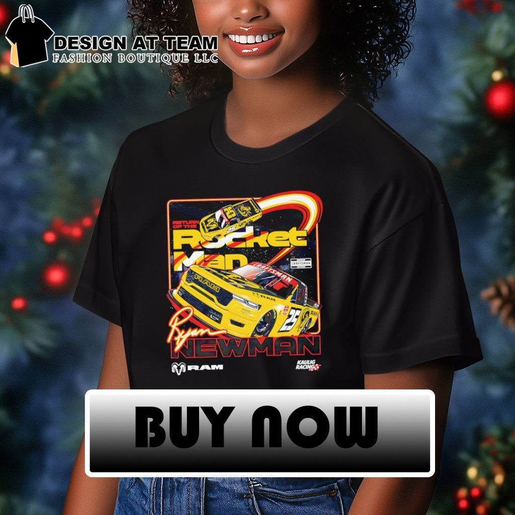 Ryan Newman x Kaulig Racing Ram Trucks Return of the Rocket Man Racing shirt