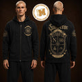 Sabaton Napoleon I Emperor Two Sided Unisex Black Zip Up Hoodie Shirt