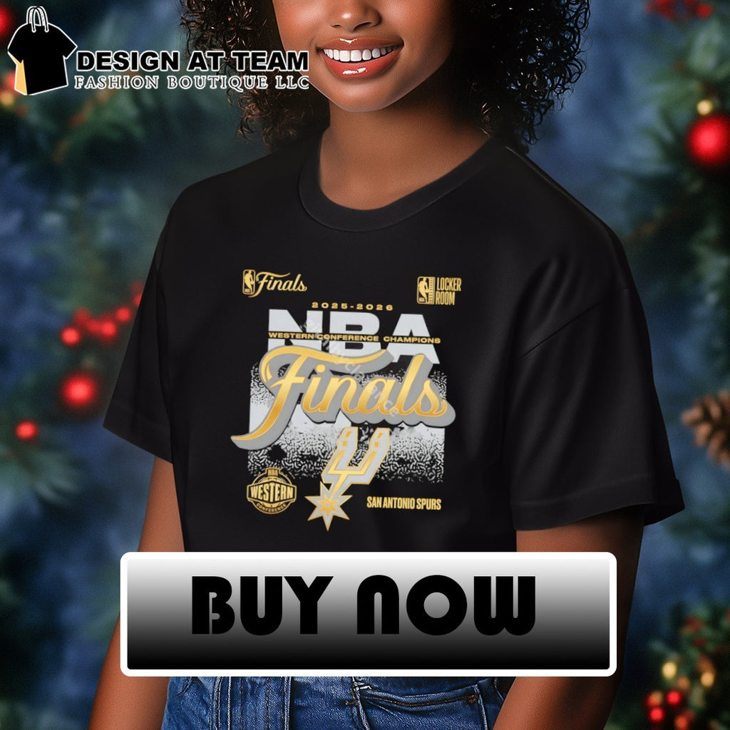 San Antonio Spurs 2025 2026 Western Conference Champions Finals Locker Room shirt