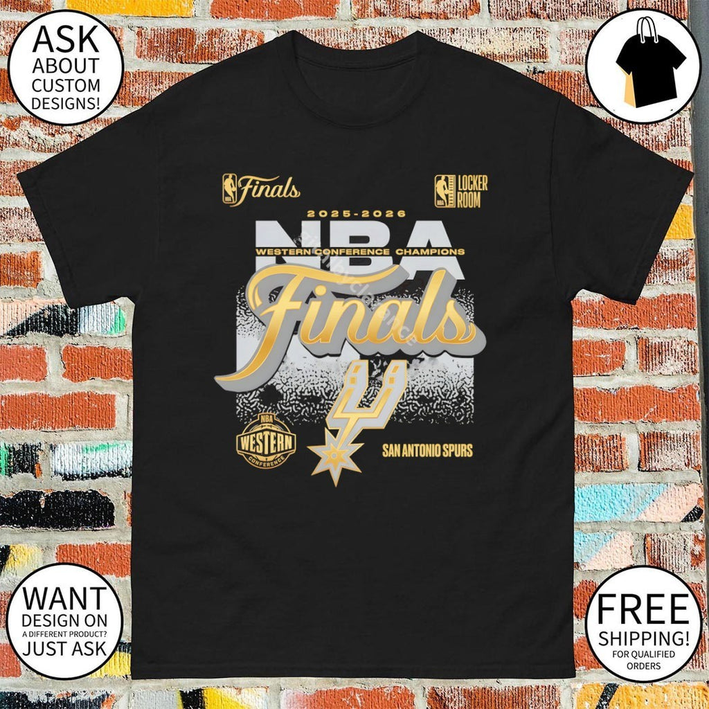 San Antonio Spurs 2025 2026 Western Conference Champions Finals Locker Room shirt