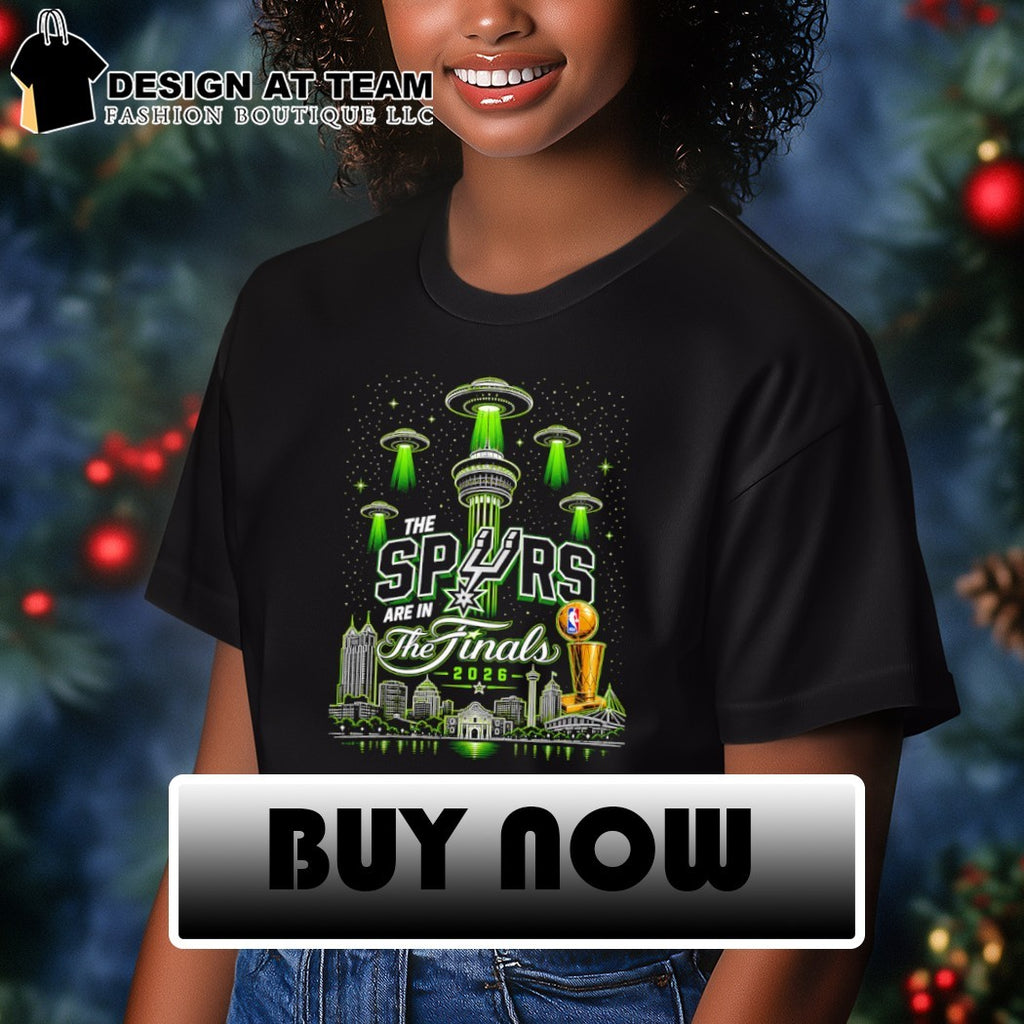 San Antonio Spurs Alien Basketball the Spurs are in the Finals 2026 t shirt