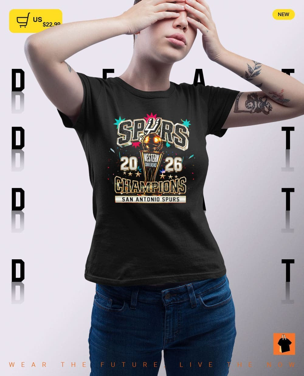 San Antonio Spurs Basketball 2026 Western Conference Champions Trophy NBA Basketball shirt