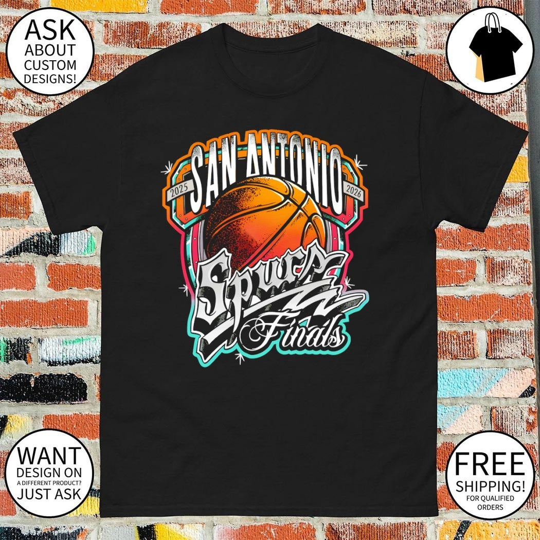 San Antonio Spurs Basketball Player NBA Finals 2025 2026 vintage shirt