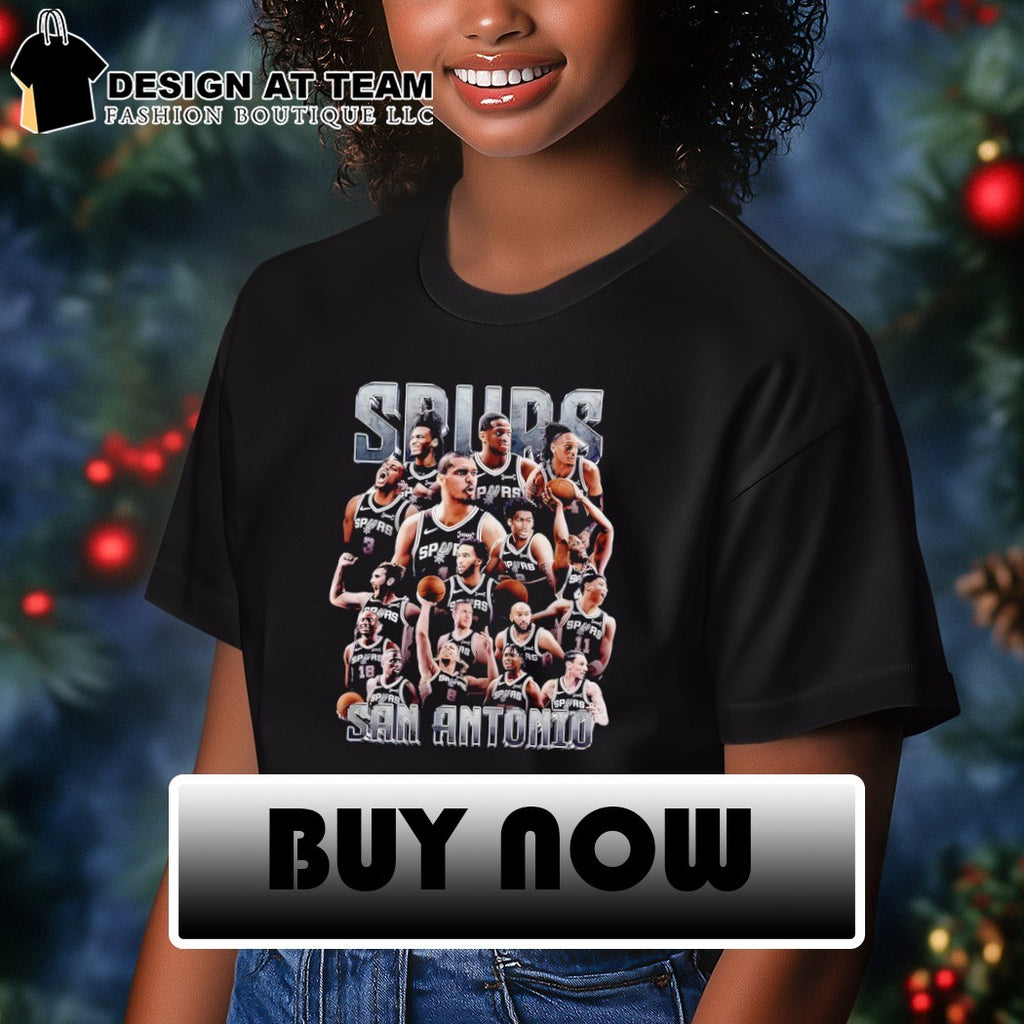 San Antonio Spurs Team Tribute basketball fan lovers shirt