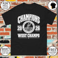 San Antonio Spurs basketball 2026 Western Conference Champions West Champs shirt