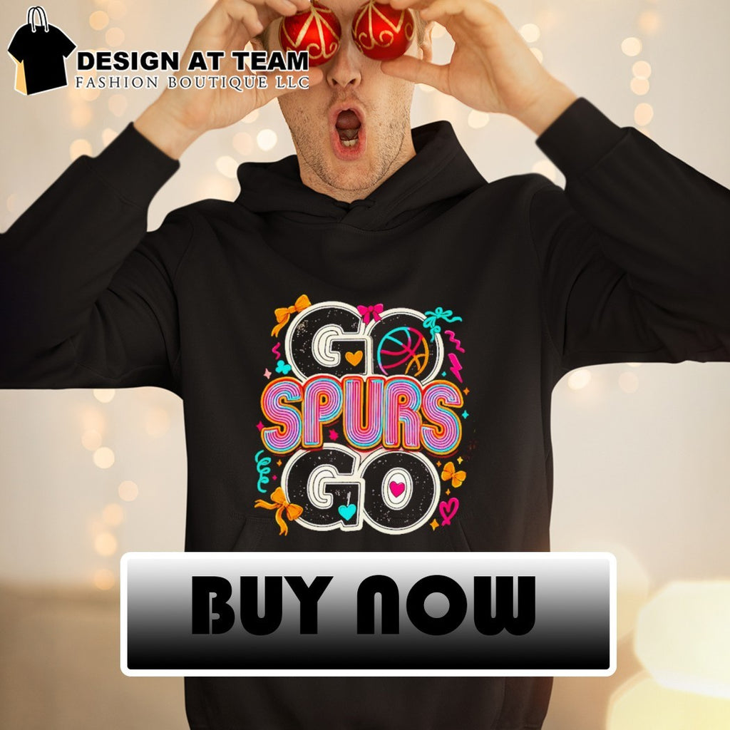 San Antonio basketball fan apparel Go Spurs Go heart and bow shirt