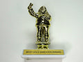 Ugly Sweater Award Trophy with Santa 5" tall