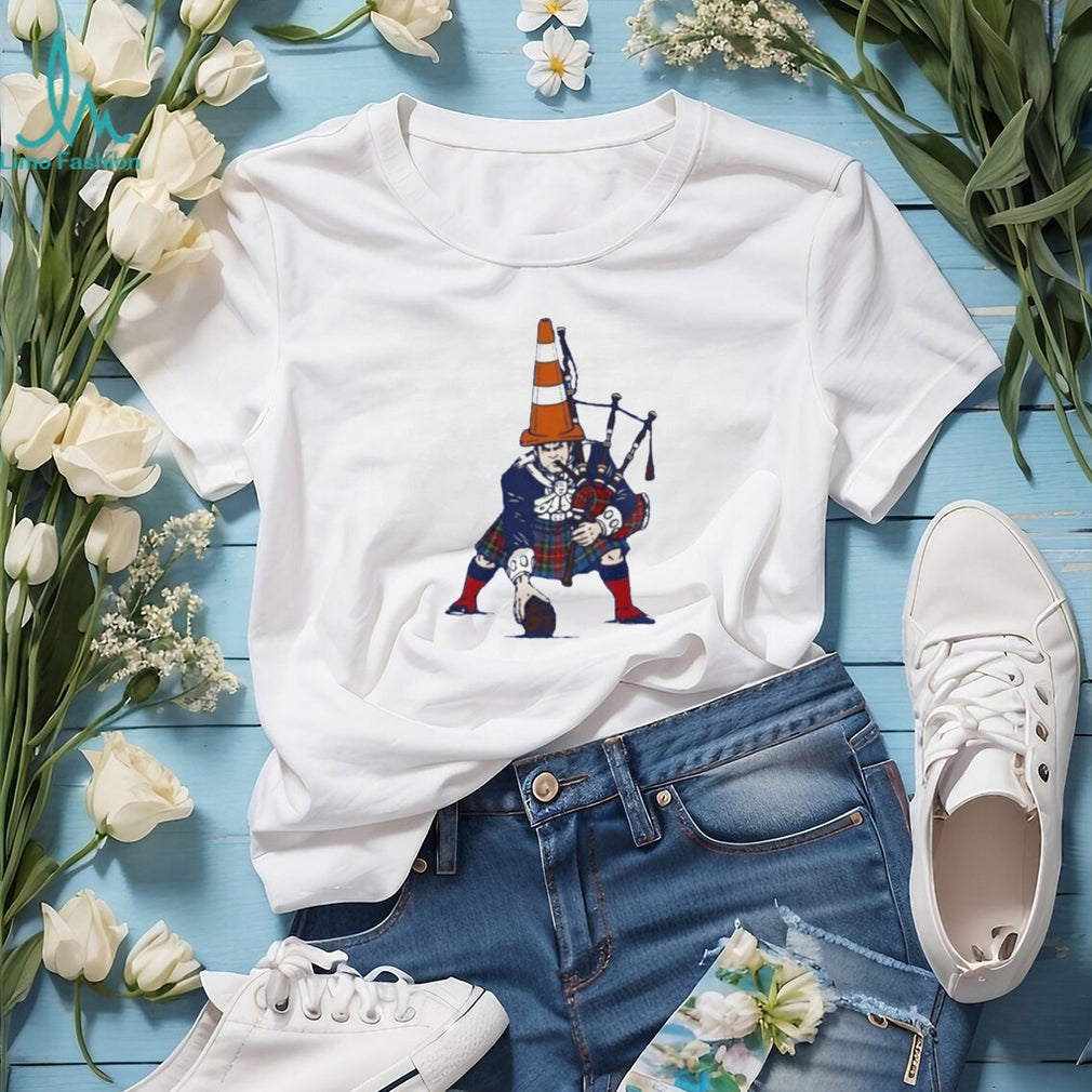 Scotland Tartan Army Traffic Cone Shirt