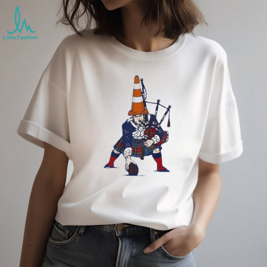 Scotland Tartan Army Traffic Cone Shirt