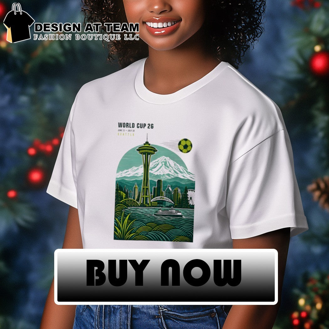 Seattle Host City Soccer 2026 World Cup Soccer shirt