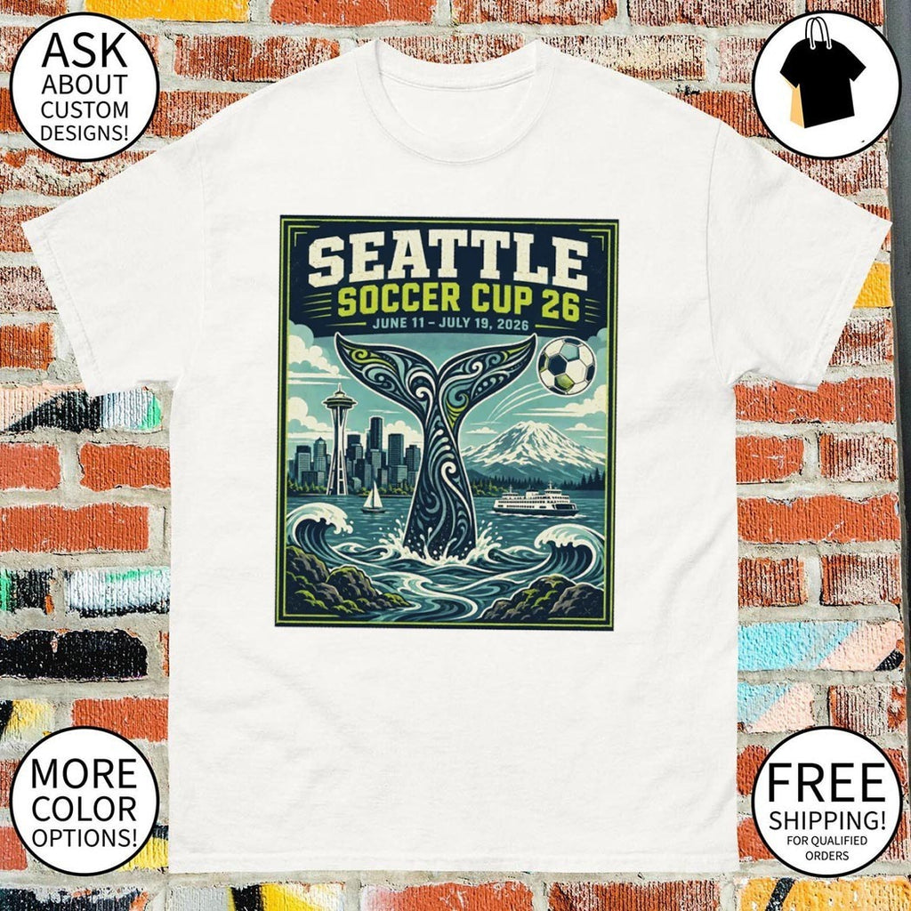 Seattle Soccer Match Day Host City Seattle Soccer Cup 26 shirt