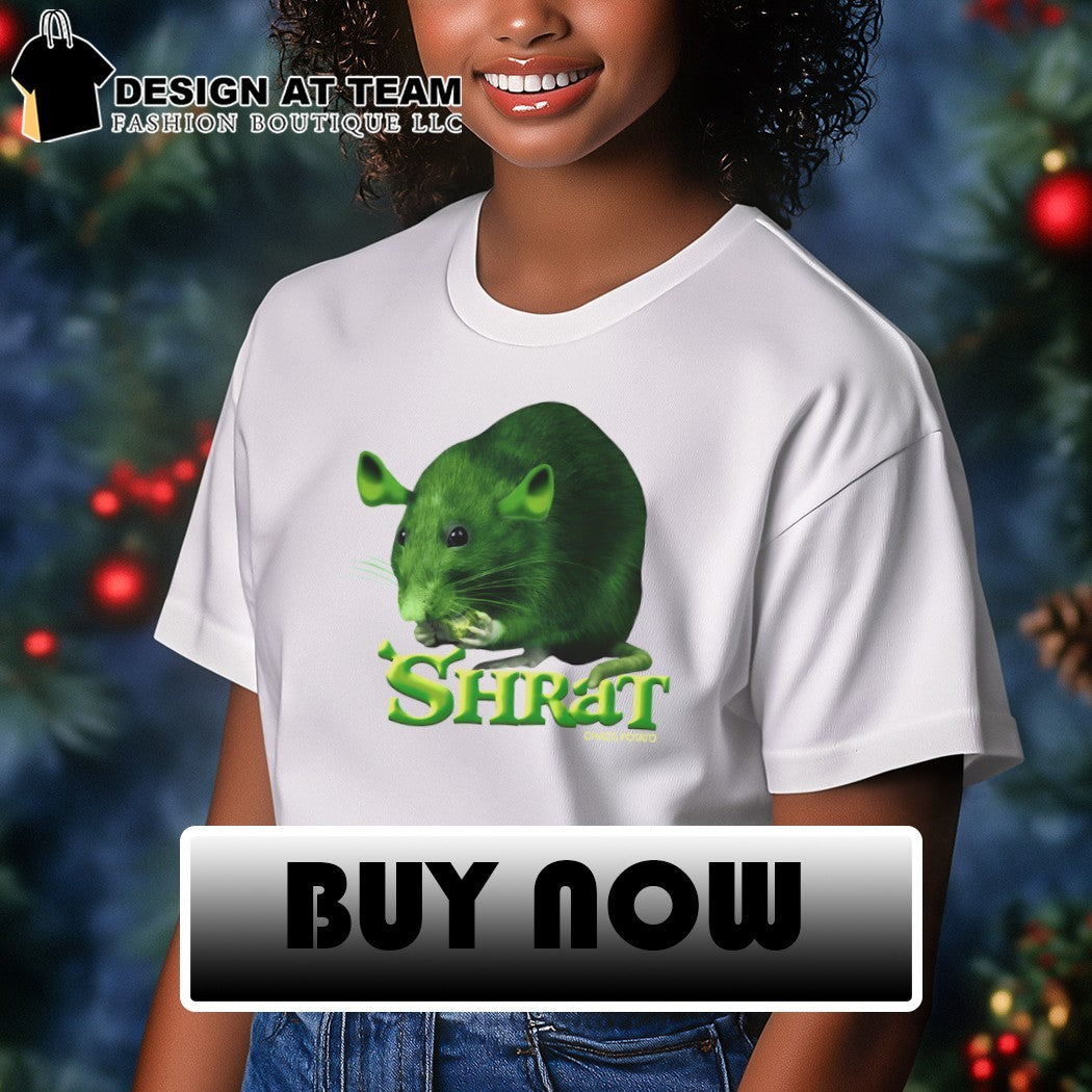 Shrek rat animal hybrid Shrat Chaos Potato meme shirt