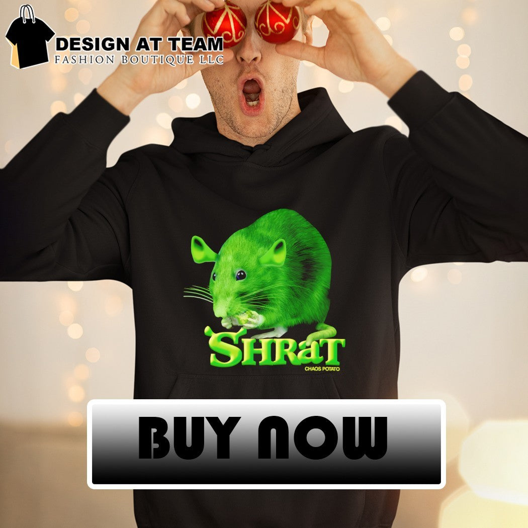 Shrek rat green rodent hybrid Shrat chaos potato character meme shirt