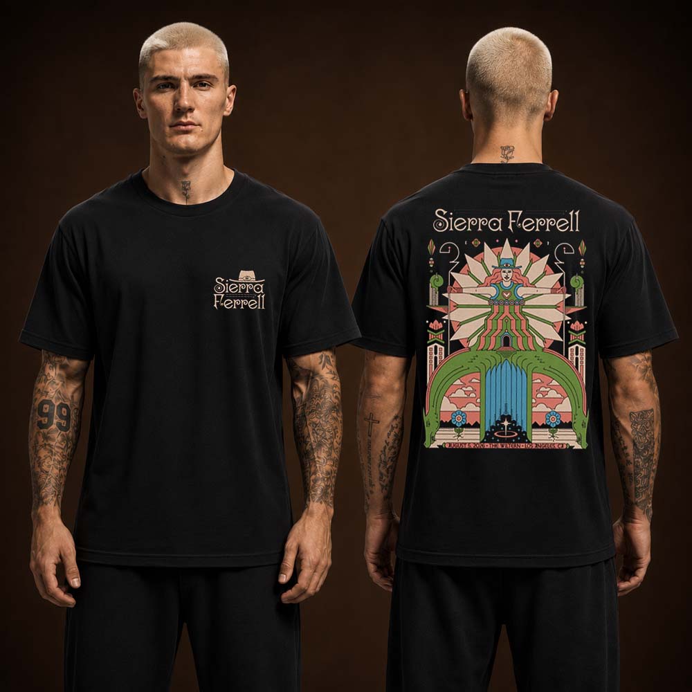 Sierra Ferrell Los Angeles CA 2026 Event Poster At The Wiltern On August 5 2026 Two Sided Unisex T Shirt